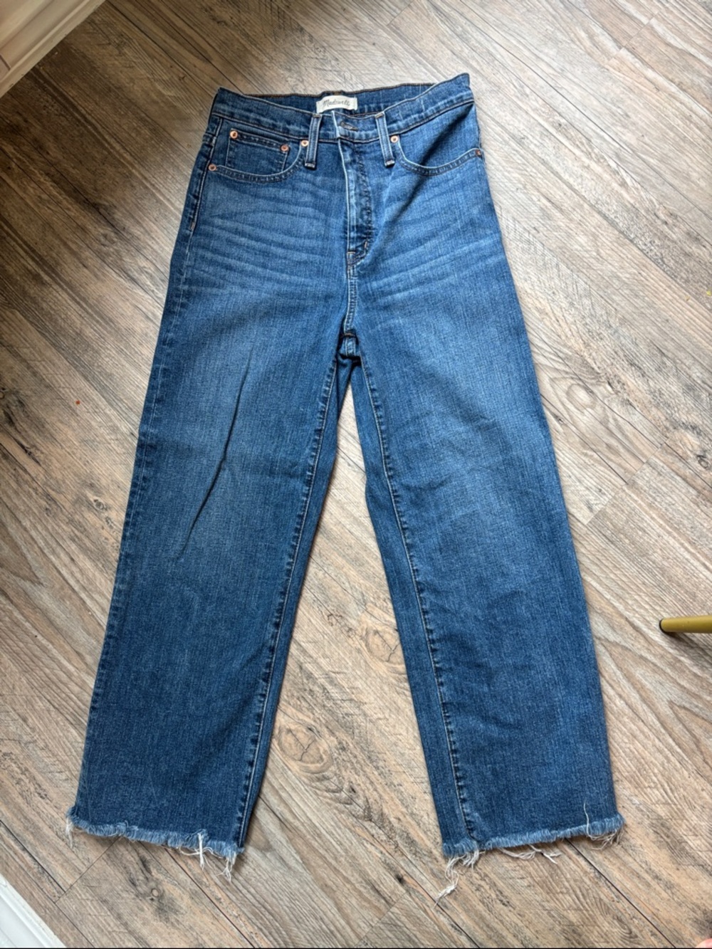 Madewell Indigo Wide Leg Flare Jeans